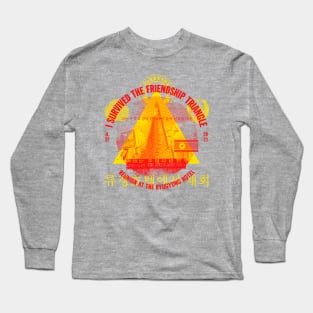 FRIENDSHIP TRIANGLE REUNION (mc logo) Long Sleeve T-Shirt